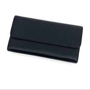 NWOT PREVIEW COLLECTION Vintage Satin Wallet Black
